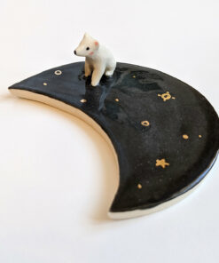 moon jewelry tray polar bear