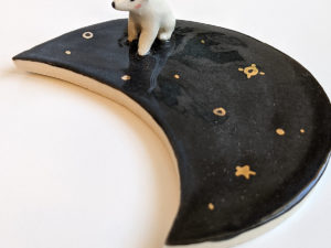 moon jewelry tray polar bear