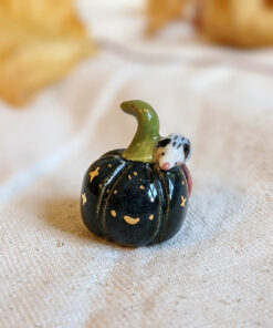 pumpkin porcelain figurine