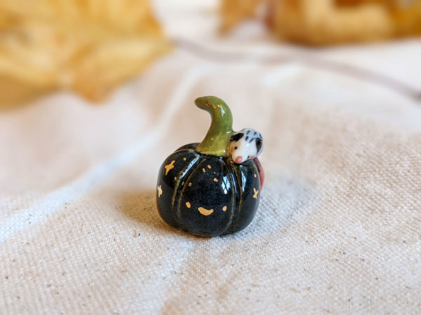 pumpkin porcelain figurine