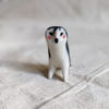owl porcelain figurine chouette