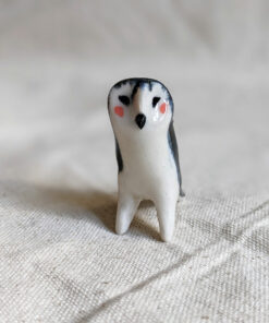 owl porcelain figurine chouette