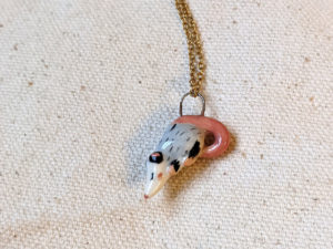 opossum pendant