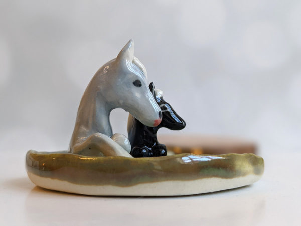 horse jewelry dish