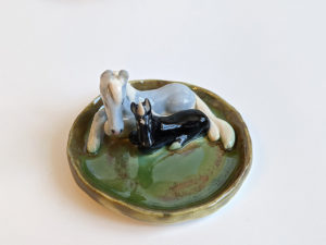 horse jewelry dish