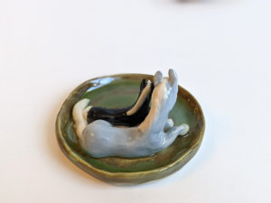 horse jewelry dish