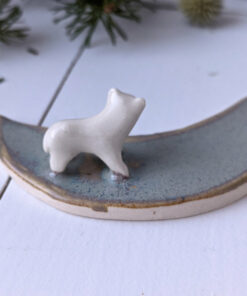moon jewelry tray polar bear