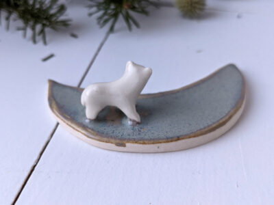 moon jewelry tray polar bear