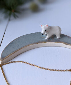 moon jewelry tray polar bear