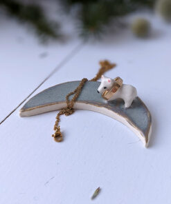 moon jewelry tray polar bear