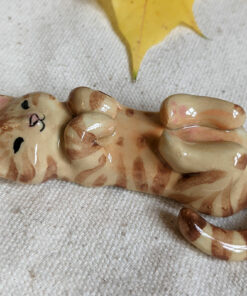 tabby cat figurine