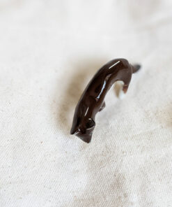 porcelain weasel figurine