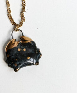 pendant cancer crab porcelain