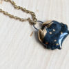 pendant cancer crab porcelain