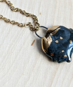 pendant cancer crab porcelain