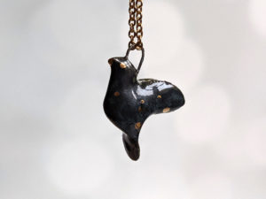 zodiac ceramics pendant virgo dove