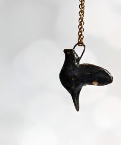 zodiac ceramics pendant virgo dove