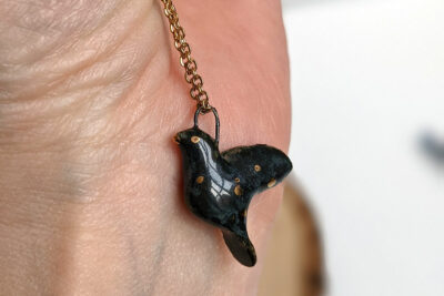 zodiac ceramics pendant virgo dove