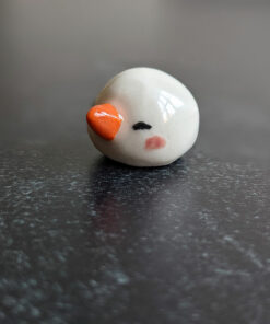 snow ball hat figurine porcelain