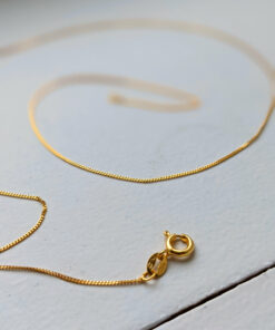chaine vermeil et argent