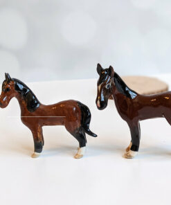 porcelain horse portrait