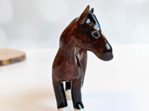 porcelain horse portrait