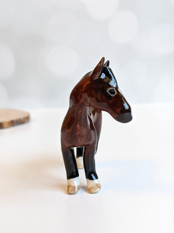 porcelain horse portrait