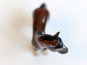 porcelain horse portrait