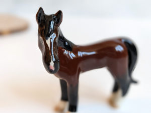 porcelain horse portrait