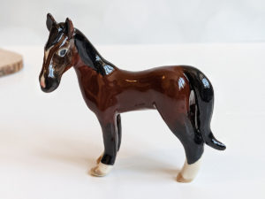 porcelain horse portrait