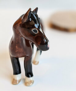 porcelain horse portrait