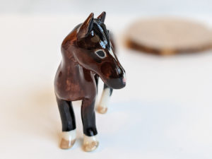 porcelain horse portrait