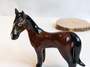 porcelain horse portrait