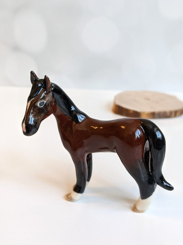 porcelain horse portrait