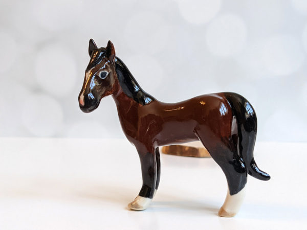 porcelain horse portrait