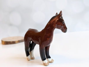 porcelain horse portrait