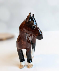 porcelain horse portrait