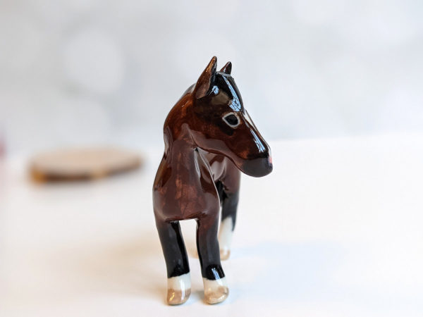 porcelain horse portrait