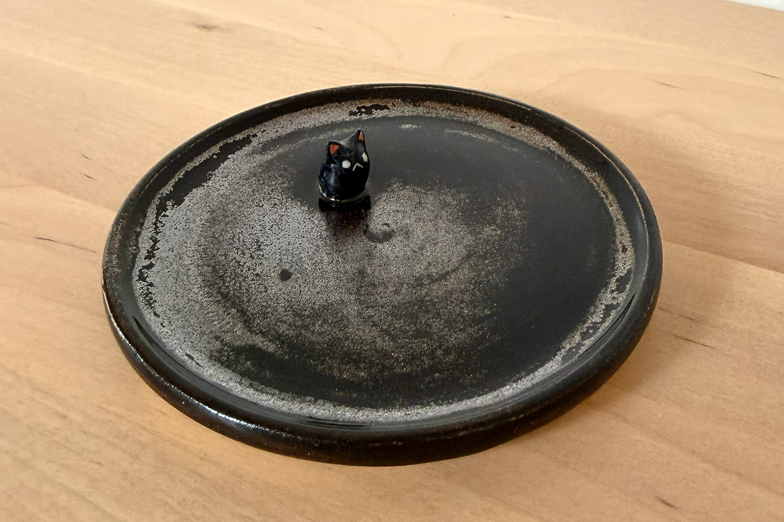 Alternative view of Jewelry Dish : Black Cat
