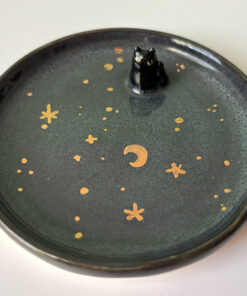 cat jewelry dish