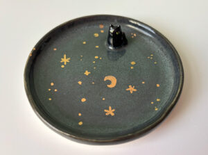 cat jewelry dish