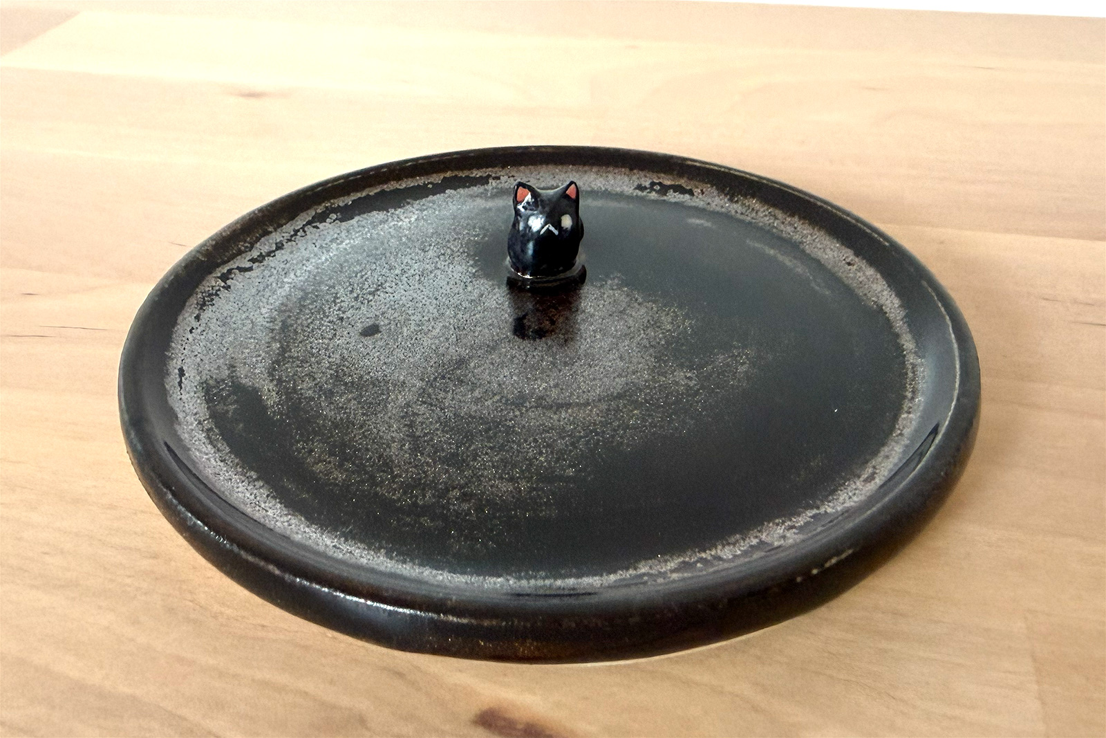 Jewelry Dish : Black Cat
