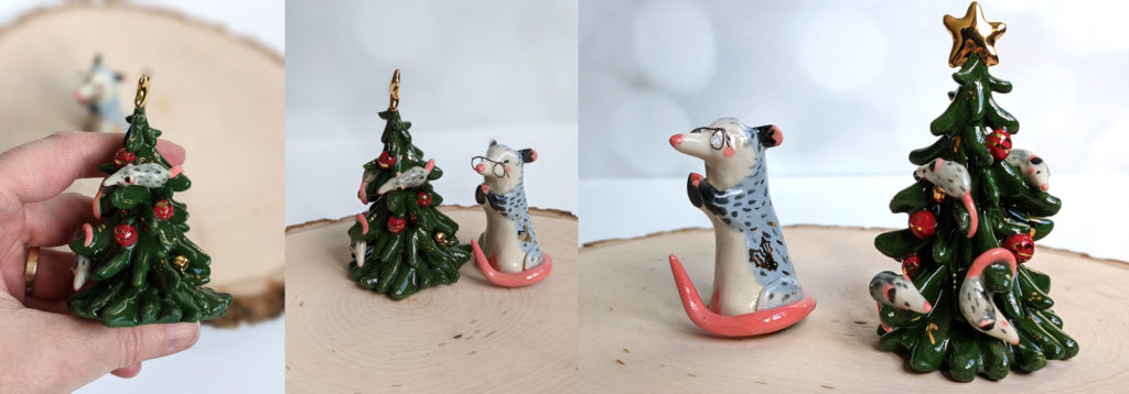 Ceramics opossum final pictures