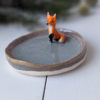 fox jewelry dish