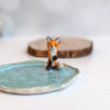 fox jewelry dish
