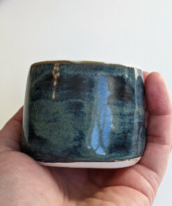 handmade porcelain tumbler rays