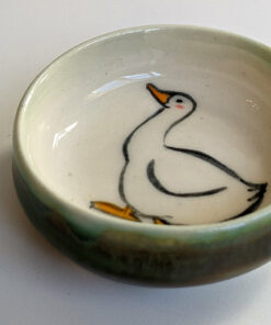 goose porcelain vessel