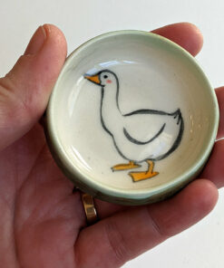 goose porcelain vessel