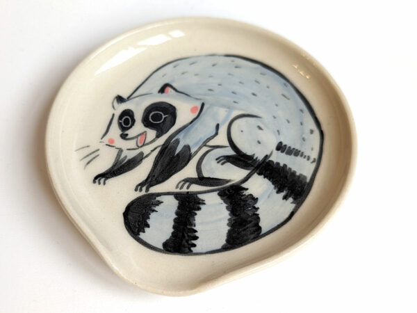 raccoon spoon rest