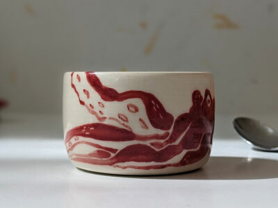 octopus tumbler porcelain